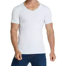 Men Ice Silk Breathable Short Sleeve Slim T-shirts